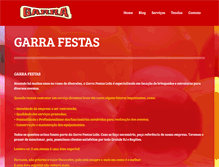 Tablet Screenshot of garrafestas.com.br